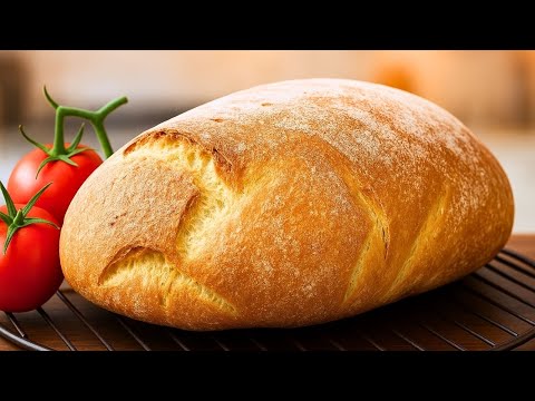 Europe’s Easiest Bread 👉 No Knead, Just Fold & Bake – German Meets Ciabatta ✨