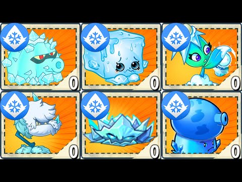 PvZ 2 Mod 9.6.1 - All ICE Plants LEVEL 999999 vs All Final Boss!