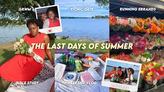 A WEEKEND IN MY LIFE ❀ | summer vlog, grwm, picnic date, bible study, amazon haul & more!