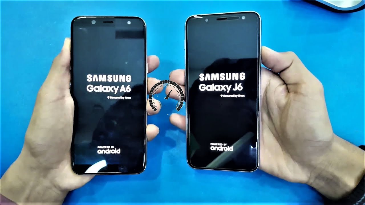 Samsung Galaxy A6 vs Galaxy J6 - Speed Test - (FHD)