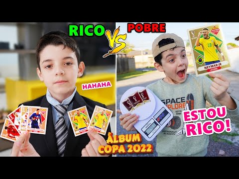 RICO VS POBRE ÁLBUM DA COPA 2022 - Parte 4