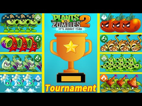 PvZ 2-Tournament-8 Super Team Plant Vs Plant-Who Can Win?