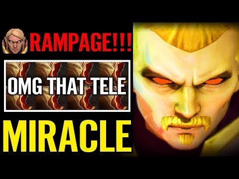 Miracle RAMPAGE with Invoker Elcalssico Beautiful Combo Skill Dota 2