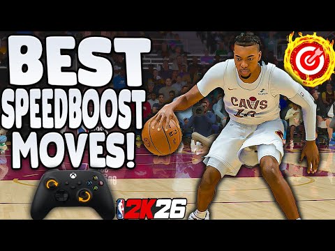 HOW TO SPEEDBOOST IN NBA 2K26! FASTEST DRIBBLE MOVES! GAMEPLAY TUTORIAL TIPS & TRICKS!