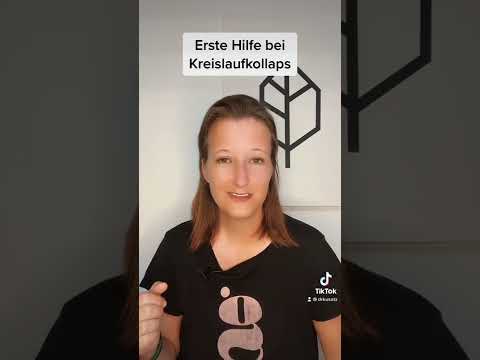 Erste Hilfe beim Kreislaufkollaps! #Blutdruck #Bewusstsein