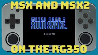 How to play MSX and MSX2 games on the RG350