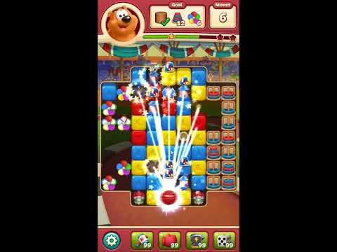 Toon Blast Level 7907 - NO BOOSTERS 🐻🐺🐱 | SKILLGAMING ✔️