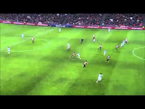 Gol javi guerra athletic 1-1 malaga