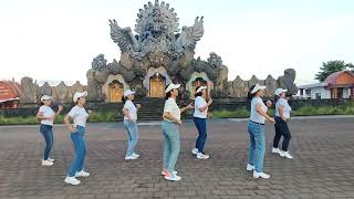 Download lagu 🌺| Goyang Sagu Lempeng Line Dance || Beginer Level || Mari Menari LD Tbn Bali  mp3