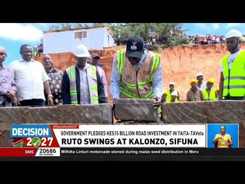 Ruto swings at Sifuna, Kalonzo over state of infrastructure in the country