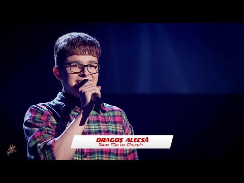 ✌ Dragoş Alecsă - Take Me to Church ✌ AUDITIILE pe nevăzute | VOCEA României 2019 HD