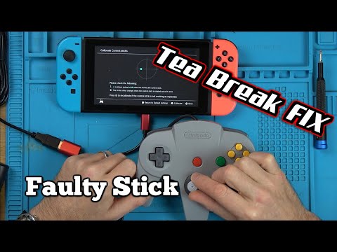 Faulty Joystick on Nintendo 64 Controller N64 - Tea Break Fix
