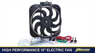 Electric Fan & Radiator Kit for 1986-1993 5.0L Mustang - video thumbnail 2