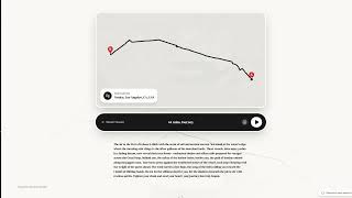 Gemini 3 Flash: Generate a narrative of your journey