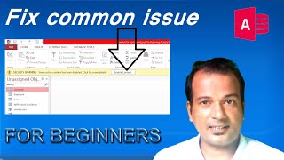 how to fix common issue to running access database