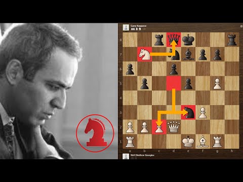 Tactical battles against the beast from Baku? Bad idea! Kiril Georgievski vs Garry Kasparov 1995