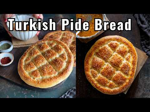 Turkish Pide Bread Recipe | Soft & Fluffy Ramadan Bread