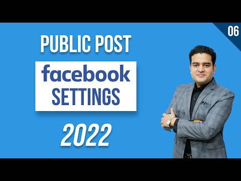 Facebook Public Post Settings Tutorial | How to Enable Public Post in Facebook 2022 | fbmarketing