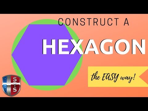 How to construct a hexagon with a compass and...