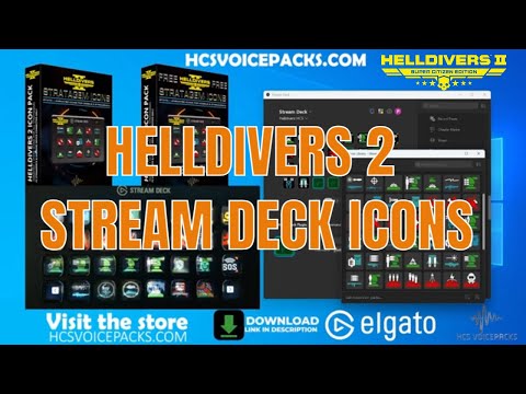 Helldivers 2 Elgato Stream Deck ANIMATED Icons