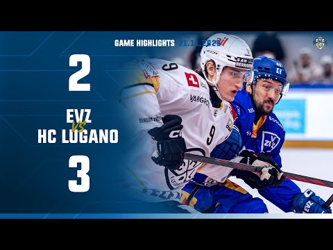 Game Highlights: EVZ vs HC Lugano 2:3