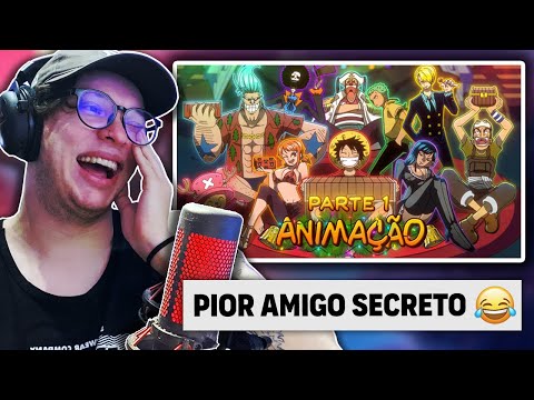 (NÃO TANKO O LUFFY KKKK😂) AMIGO OCULTO DE ONE PIECE - PARTE 1 || TWL REACT ⚡