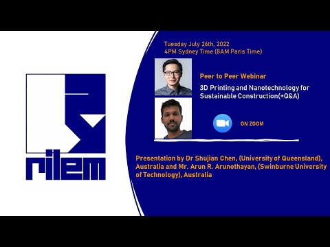 3D Printing and Nanotechnology for Sustainable Construction by Dr Shujian Chen