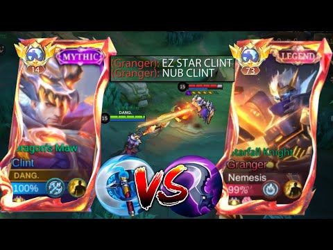 GLOBAL CLINT VS TOP 73 GLOBAL GRANGER TRASHTALKER🔥 | ONE OF THE HARDEST RANKED GAME! (WHO WILL WIN?)