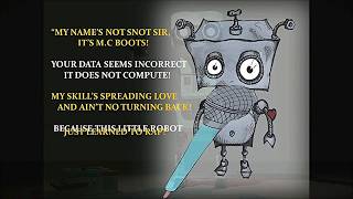 LITTLE ROBOT STORIES - LITTLE ROBOT LEARNS TO RAP -(MUSIC VERSION) - CHILDREN'S RHYME STORIES/ BOOKS