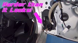 Routing Speaker Wires Through Car Door | 370Z Detailed Walk-Through