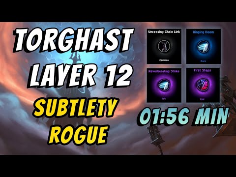 Torghast Layer 12 - Solo  Renown Farm Shadowlands 9.1.5 - Subtlety Rogue
