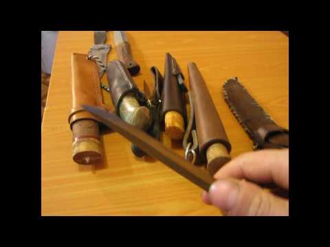Обзор моих охотничих ножей .review of my hunting knives