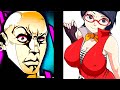 Anime Vs Reddit The Rock Reaction Meme Sarada