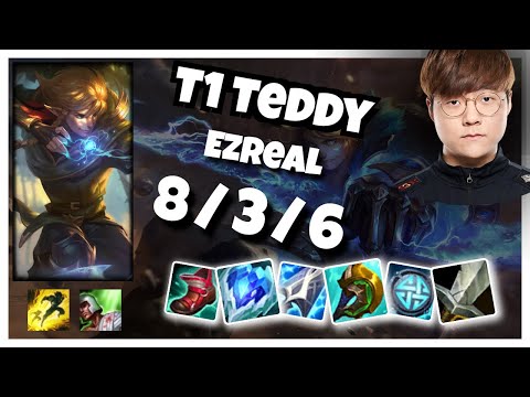 Ezreal Bot Lane 10.24 Challenger Gameplay Replay S11 (8/3/6) - KOREAN