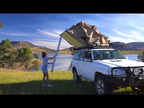 Adventure Kings Roof Top Tent Set Up