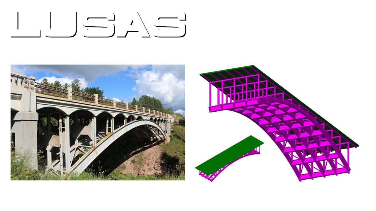 LUSAS assessment and rehabilitation of bridges: Steel bridges