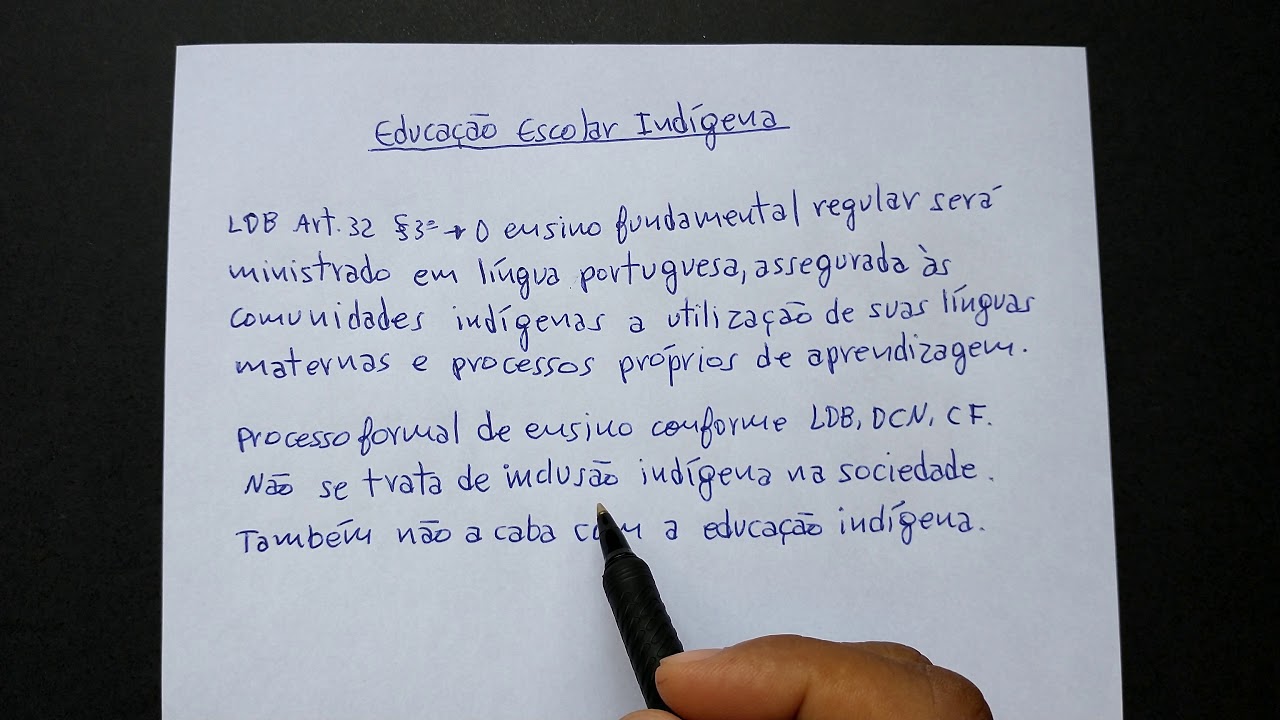 Educação Escolar Indígena