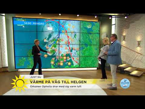 Rejäl värme i helgen - kan slå rekord - Nyhetsmorgon (TV4)