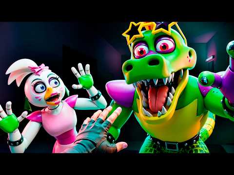 VR ГИГА МОНТИ И ЧИКА ОХРАНЯЮТ НОВУЮ ПИЦЦЕРИЮ В ГОРОДЕ BONELAB MOD FNAF COOP