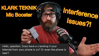 Video thumbnail for Klark Teknik CM-1 Mic Booster Interference Issues and Simple Fix by Bearded Radness