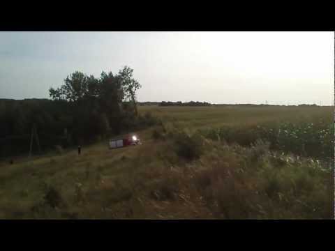 OSP Przechowo podjazd Mercedesa pod góre