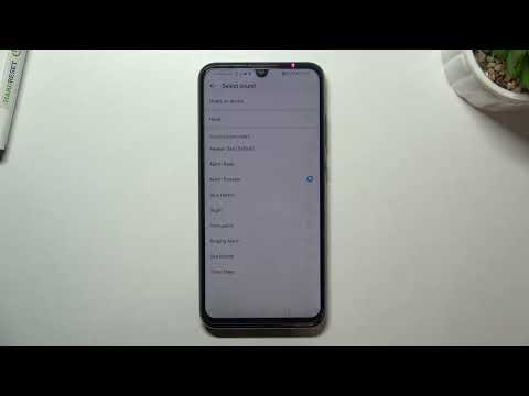 Setting the ringtone in the alarm clock on the Honor 20e phone | alarm tones