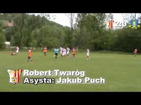 Robert Twaróg - 2:0 (36') 17 kolejka I ligi: Płomień Limanowa - Laskovia Laskowa (18.05.2013r.)