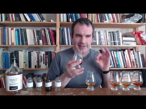 Resumo de seleção de reserva do presidente de Santa Lúcia (conhaque e porto, Coffey Still, Vendome, suco de cana...)