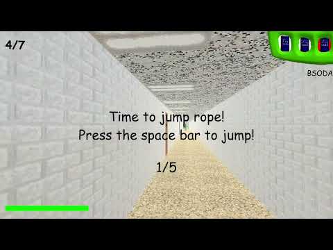 Baldi's Basics 1.2.2 beaten without running