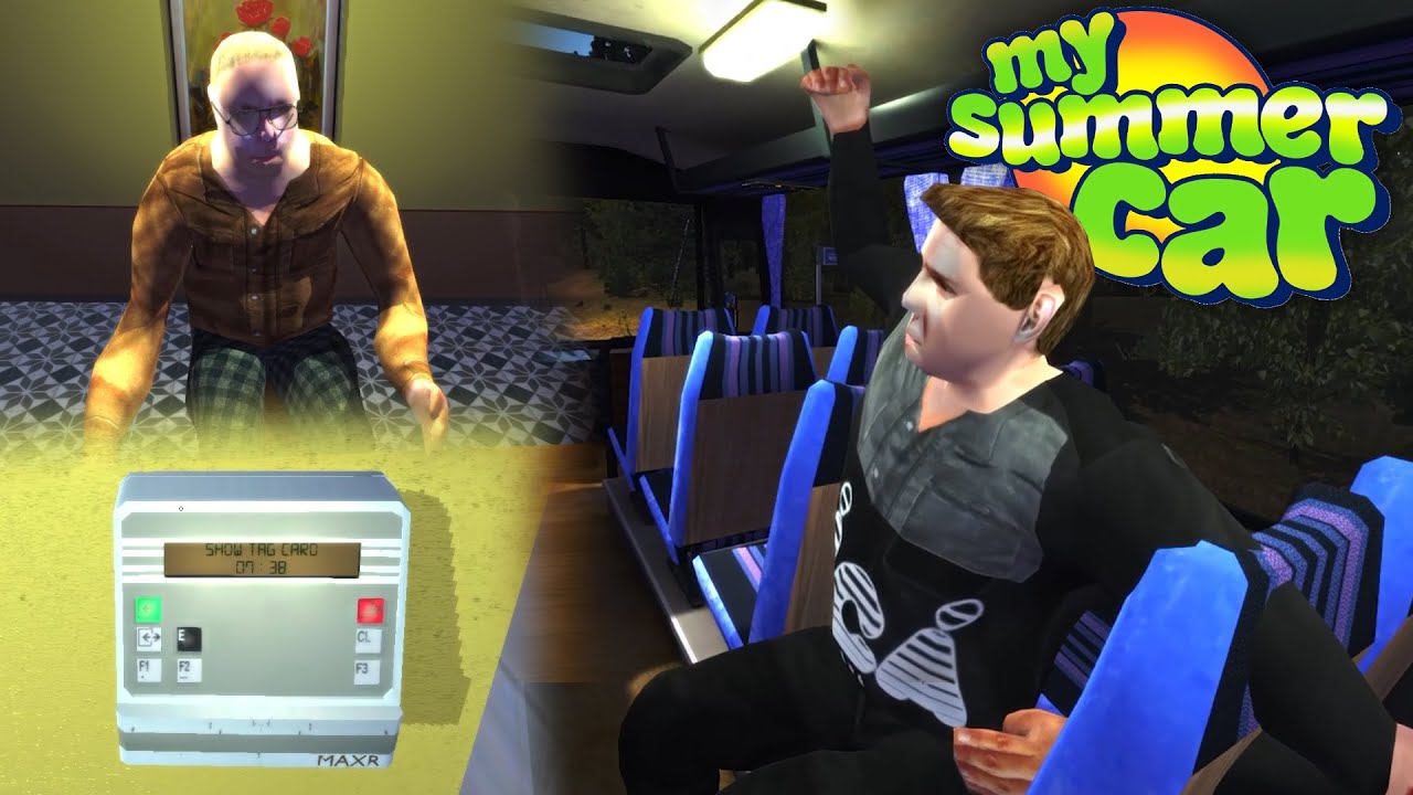 BATI PONTO cedo no TRAMPO DE BUSÃO - My Summer Car NOVA ERA #109
