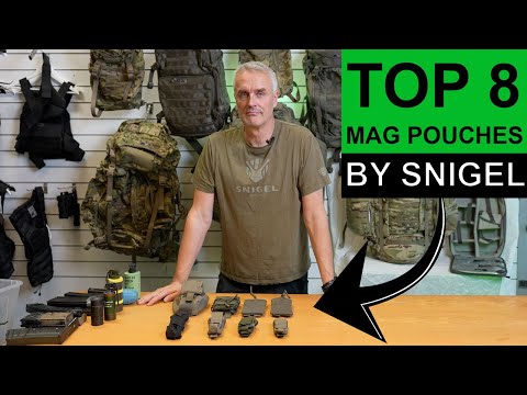 Top 8 Magazine Pouches for military, police and appreciated within Airsoft, by Snigel.