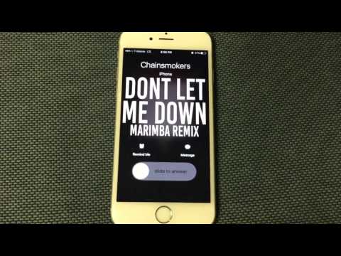 Dont Let Me Down Marimba Tone Video