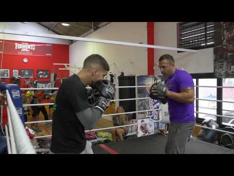 "Chocolatito" ultima su preparación para velada 6 de agosto Gallera López Socas (Las Palmas GC).