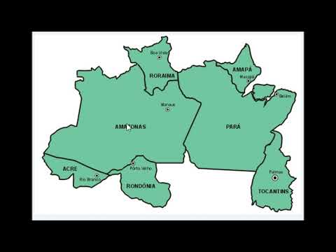 Brasil: Região Norte – Estados e Capitais